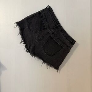 Garage Black Denim Women Shorts